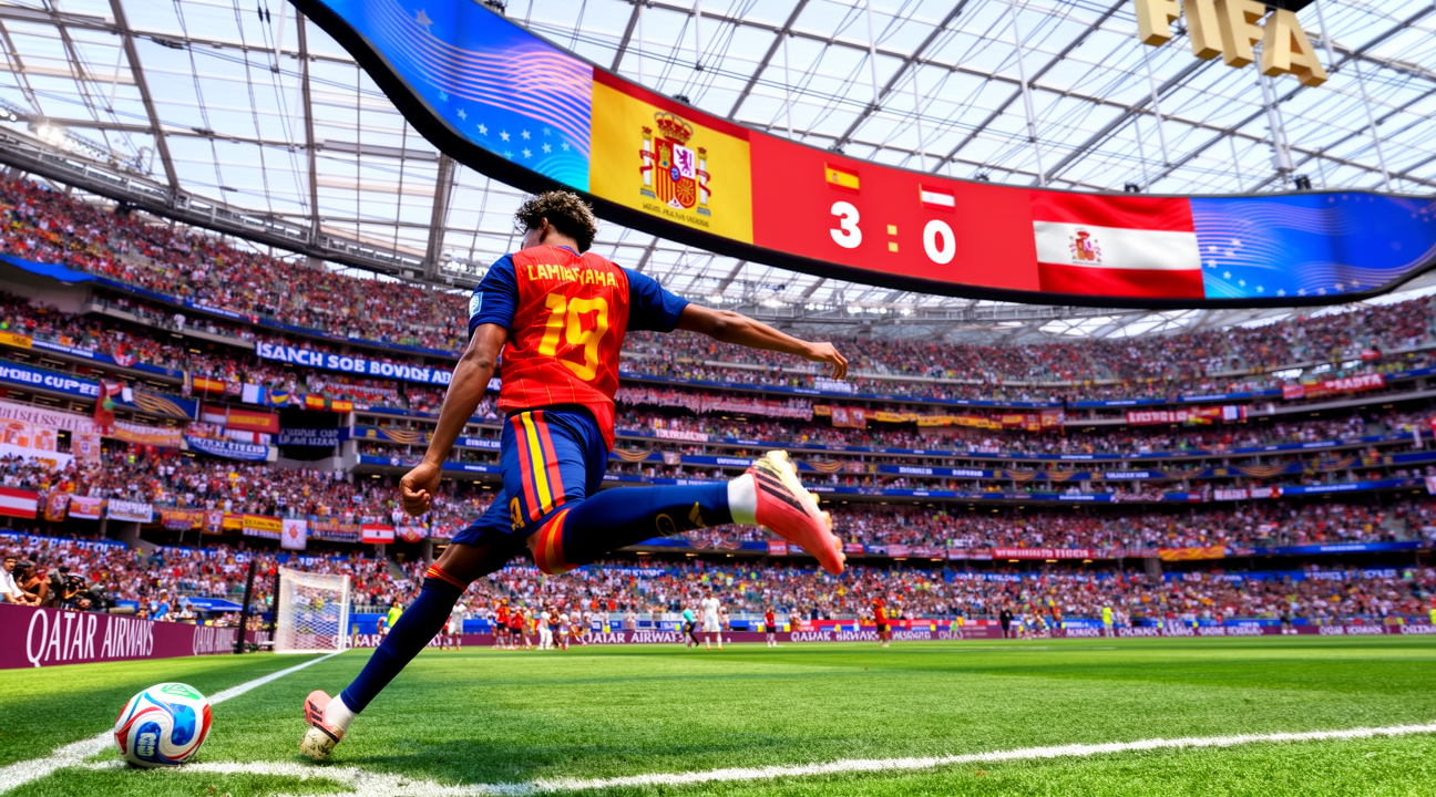 皇冠体育网址 - 西班牙3-0完胜奥地利！18岁小将拉米内·亚马尔：世界杯现在才开始 - 皇冠体育网址